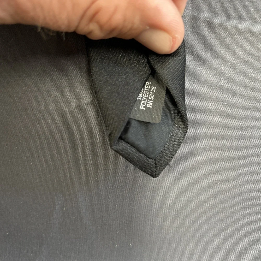Puritan  Black Necktie Tie Polyester New Formal